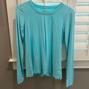 Size small Lilly Pulitzer aqua top